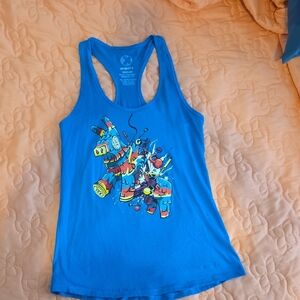Project X Piñata Blue Racerback Tank Top Medium